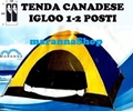 TENDA CANADESE IGLOO CAMPEGGIO MARE VIAGGIO 1 - 2 POSTI