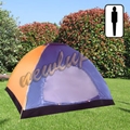 Tenda igloo monovelo con paleria esterna