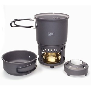 Esbit Solid Fuel Spirit Cooking Set con fornello Alcohol Burner