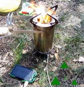 Fornello da campeggio Enki Stove Wild