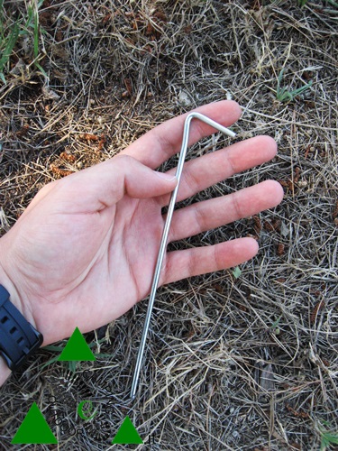 Picchetti e tiranti tenda