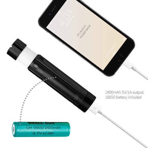 Etekcity 3-in1 Cree 300 Ricaricabile con Power Bank