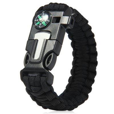 Baccialetto di sopravvivenza Paracord 5 in 1