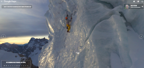 Monte bianco su google